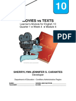 English10 - Q1 - W4 - M4 - Movies-vs-Texts - CarantesSherrylynn (Baguio)