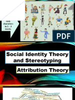 Social Identity Theory and Stereotyping