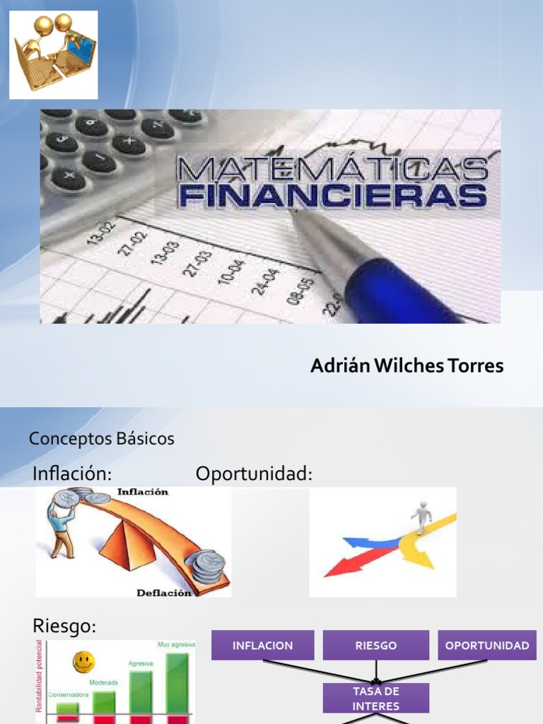 Conceptos Clave de Finanzas: Inflación y Riesgo | PDF | Interés ...