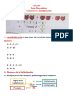 Tema 9 La Multiplicacion