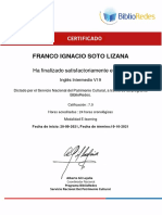 II - 2021 - V19 - Certificado de Curso Inglés Intermedio