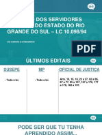 Estatuto Servidores Públicos RS - MP e Susepe.