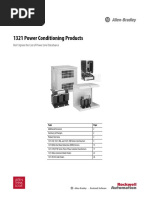 1321 Power Conditioning Products: Technical Data