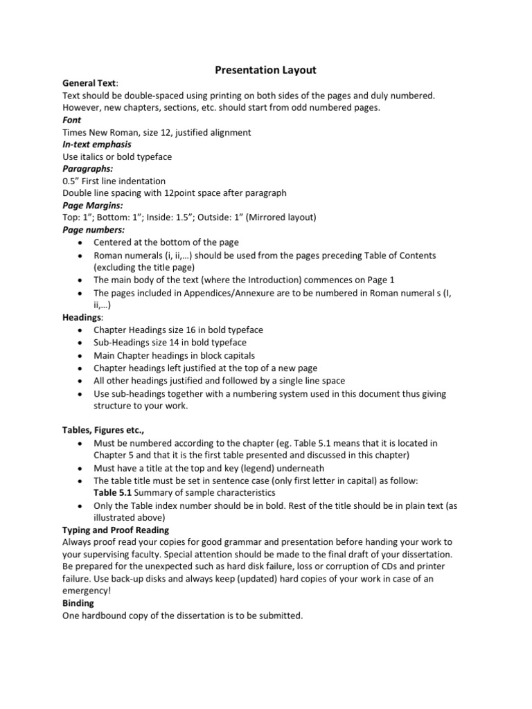 Dissertation Layout Pdf Typefaces Digital Typography