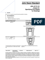 John Deere Standard: JDS-G173.1X1 Annex X1: Specifying Port Details On Drawings