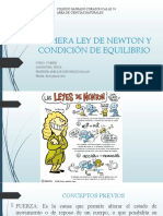 Primera ley de Newton y equilibrio