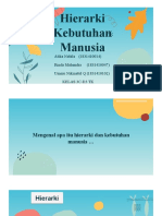 Hierarki Kebutuhan Manusia Kelompok 2