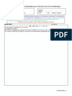 Prueba de Desarrollo N°3B de Cálculo Integral: y X Xy