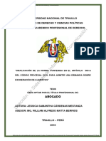 2016 Inaplicacion Art 565 - A Codigo Proces - Civil para Admitir Demanda Sobre Exoneracion de Alimentos 2016