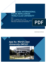 Materi World Class University