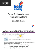 Octal & Hexadecimal Number Systems: Digital Electronics