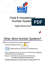 Octal & Hexadecimal Number Systems: Digital Electronics