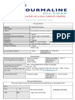 Tourmaline Oil Corp. Assessment Interview Form