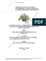 2015 Ineficiencia Audiencia Conciliacion Proceso Ordinario Laboral