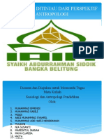 Pendidikan Ditinjau Dari Perspektif Antropologi