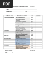 seminar evaluation sheet-