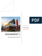 Assignment No.01, International Management