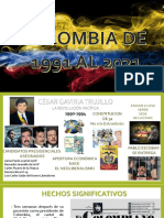 Colombia de 1991 Al 2021