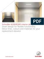 Schindler 6200 Elevator Mod Brochure Interior