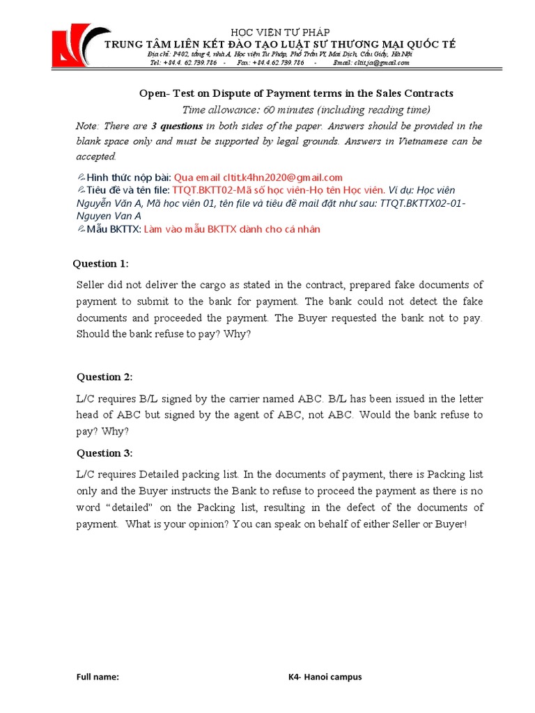 Dispute Resolution in Sales Contracts | PDF
