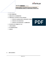 Informe #01 - 2020 - Estado Situacional de Los Registros en El Banco de Inversiones y Del Sistema Infobras de La Carteera de Inversiones