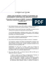 Acuerdo No.017 de 2006 Ajuste Pbot Madrid