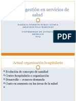 Costos y Gestión en Servicios de Salud Prese