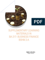 Learn Key Concepts of Business Finance