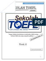 Sekolah Toefl: Week 13