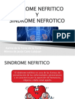 SINDROME NEFRITICO y NEFROTICO