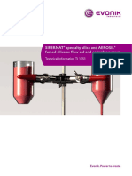 Technical Information 1351 - SIPERNAT® and AEROSIL® As Flow Aid and Anticaking Agent