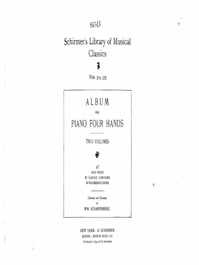Piano A Cuatro Manos | PDF