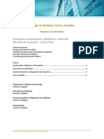 2019 Modelo de Relatorio de Formação Complementar e Obrigatoria