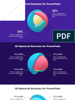 3D Spherical Structure For Powerpoint