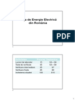 Piaţa de Energie Electrică Din România: Activitatea Punctaj Saptamina