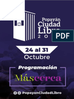 Programación Popayán Ciudad Libro 2021 MÁS CERCA