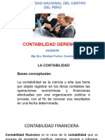 Diapositiva de Contabilidad Gerencial - (P-1) Bases Conceptuales
