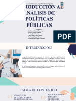 Introducción al análisis de las Políticas Públicas - GRUPO 9