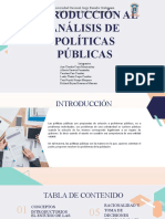 Introducción Al Análisis de Las Políticas Públicas - GRUPO 9