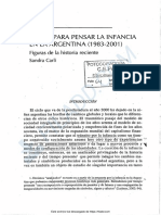 CARLI (2008) Notas para Pensar La Infancia en La Argentina