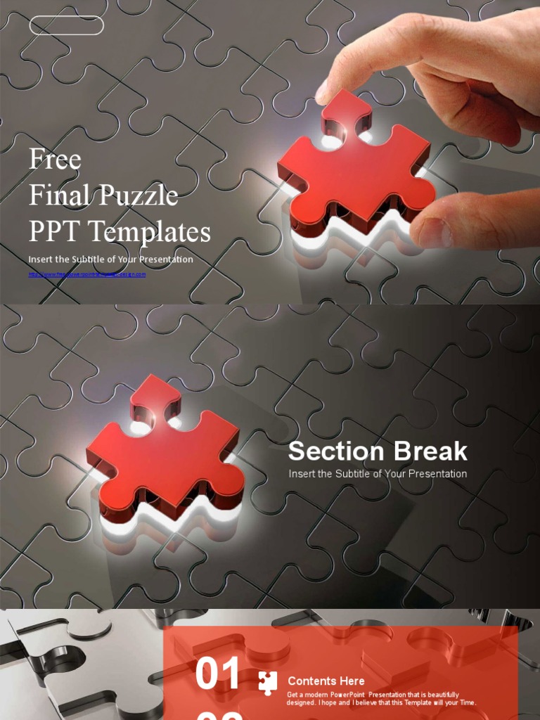 Final Puzzle Piece PowerPoint Templates | PDF | Infographics ...