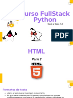 Curso FullStack Python HTML