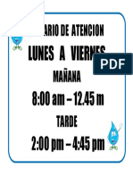 Horario Atencion