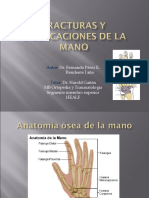 FRACTURAS Y DISLOCACIONES DE LA MANO Perez