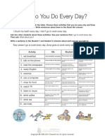 06 Basic II Handout 12 Unit 3 Getting Help What Do You Do Every Day