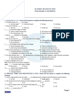 Grade 11 Mock Test Tips