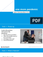 Burnout - One More Pandemic (Worksheet)