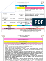 Plan Semanal 11 Al 15 de Octubre. 3°b