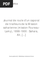 1904 - Journal de route d'un Caporal - Guilleux Charles