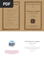 1930 - Evolution de l'Algérie de 1830 a 1860